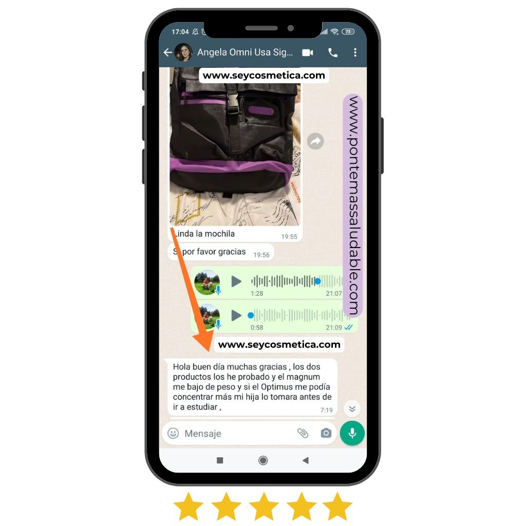 Cliente satisfecho con MAGNUS Omnilife en USA