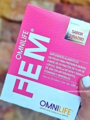 Suplemento FEM PLUS Omnilife USA para equilibrio hormonal femenino Suplemento FEM PLUS Omnilife USA para equilibrio hormonal femenino