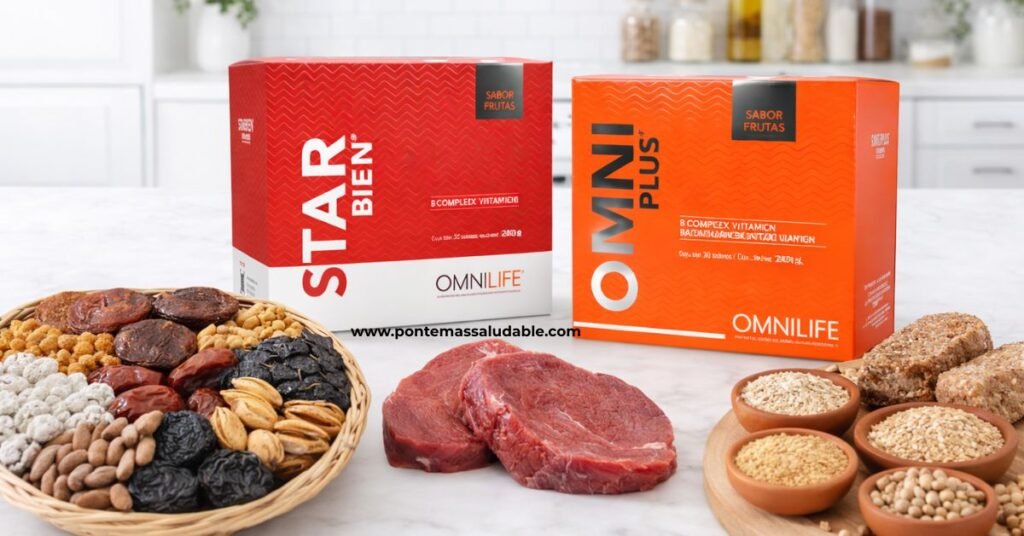 vitamina del complejo B y productos omnilife
