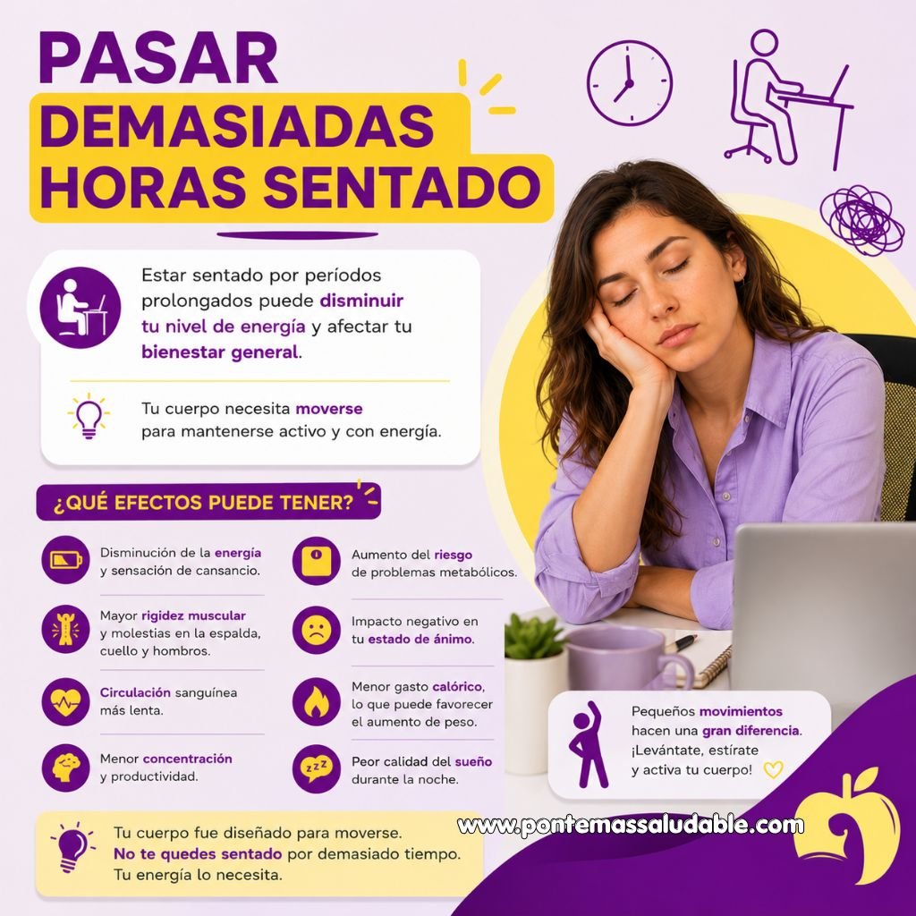 Pasar demasiadas horas sentado