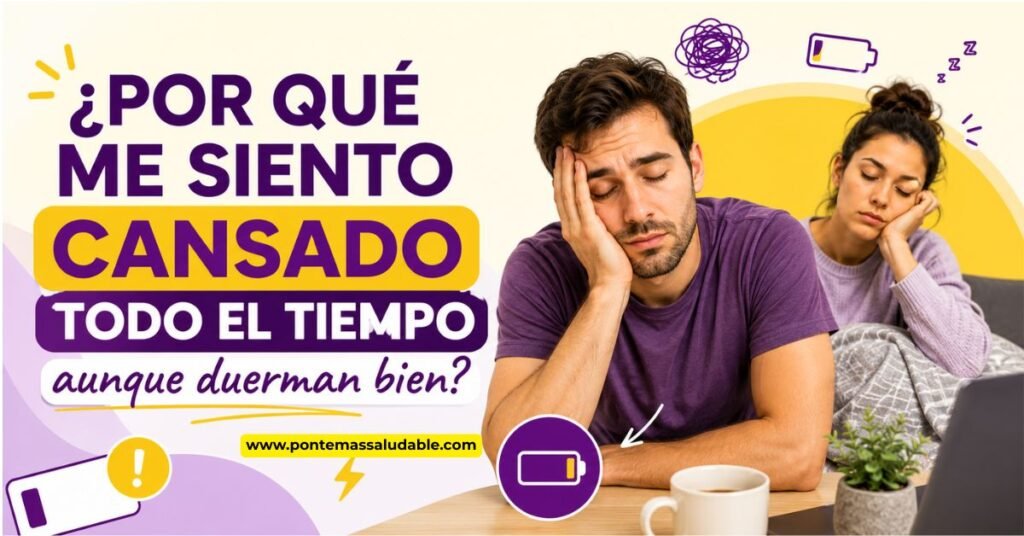 Por que me siento cansado todo el tiempo aunque duerma bien