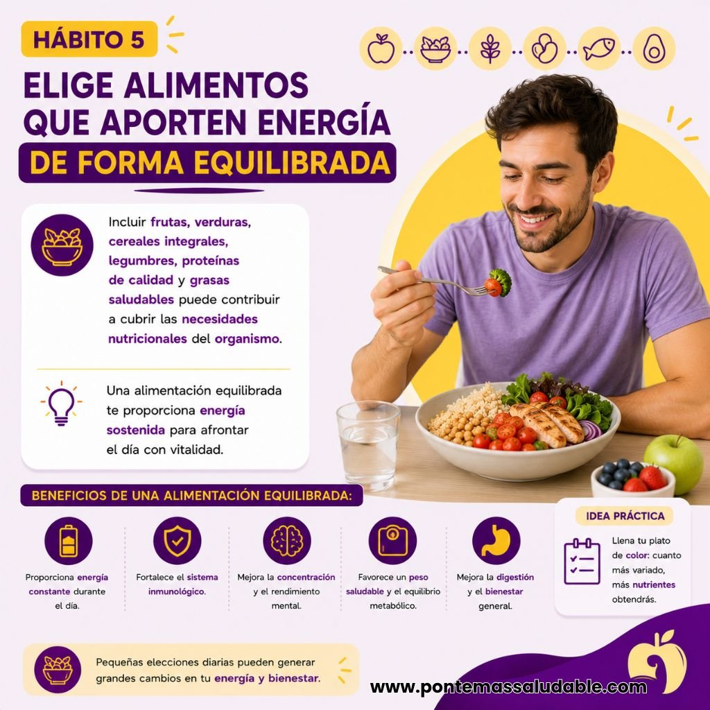 ¿Cómo tener más energía durante el día_ 8 hábitos que pueden ayudarte 