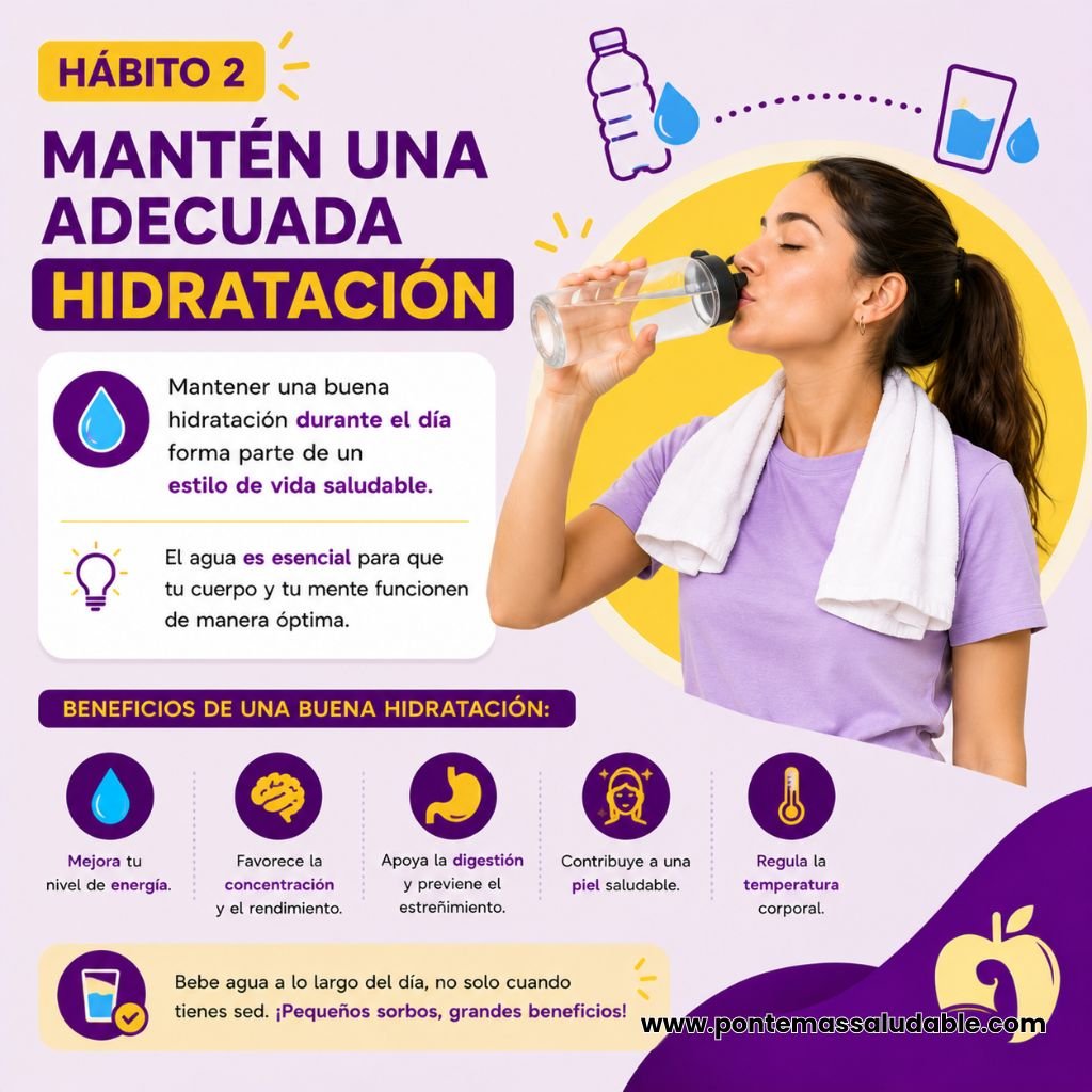 Dormir suficientes horas es importante, pero también lo es mantener una rutina constante. Acostarte y levantarte a horarios similares ayuda a regular el ritmo natural del organismo y favorece una mejor calidad del descanso.

No siempre es posible cumplir el mismo horario todos los días, pero reducir las variaciones entre semana y fines de semana puede contribuir a que te sientas con más energía durante la jornada.
